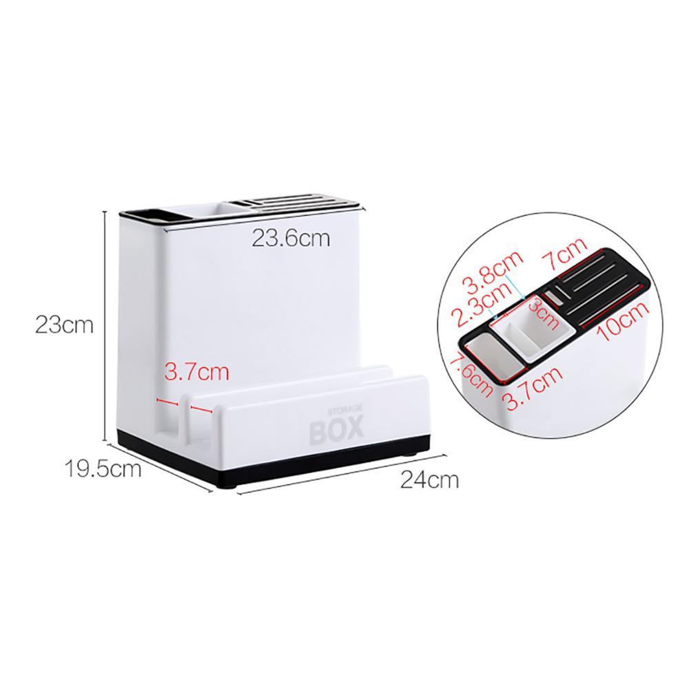 Organizador de Talheres e Blocos de Facas para Gaveta/Bancada | Plástico Anti-deslizante | Arrumação Inteligente | Leano Shop