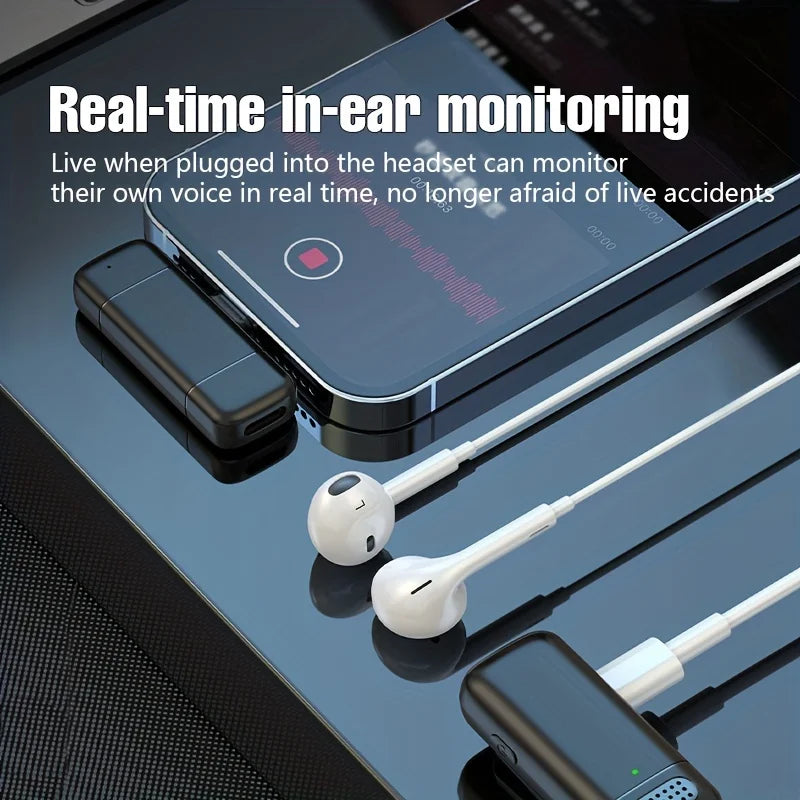 Microfone de Lapela Wireless K6 (Portátil Bluetooth)