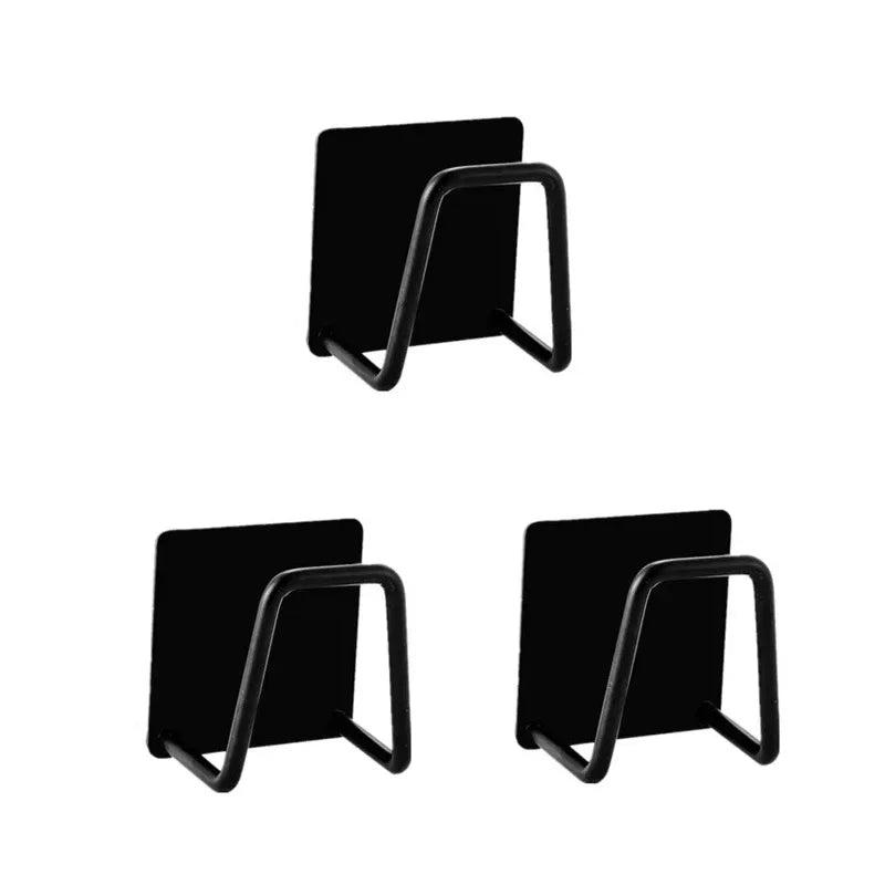 Suporte Adesivo Inox 304 para Esponja e Escovilhão – Secagem Rápida Sem Furo