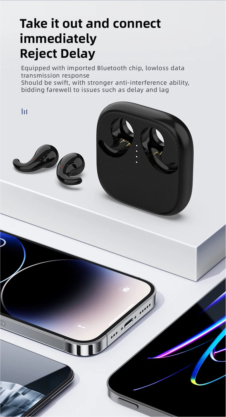 T70 Wireless Earbuds (Sleeping Headphones, Comfort Fit)