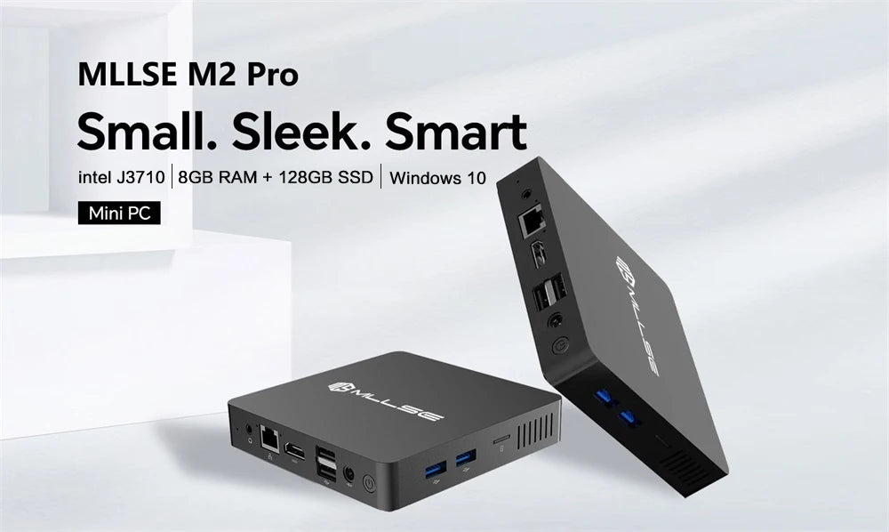 MLLSE M2 Air Mini PC (Intel N4000/J3710, WiFi Dual-Band)