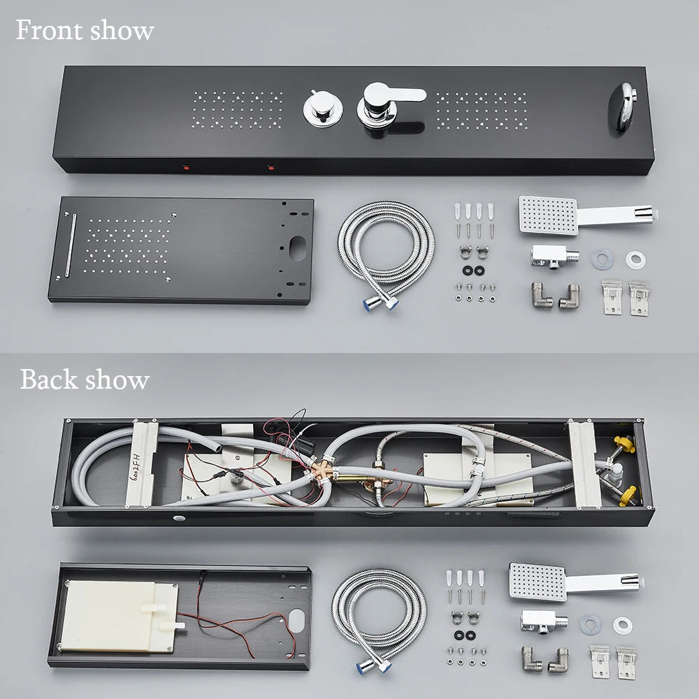 Painel de Duche LED Multifuncional (SPA Massagem e Cascata)