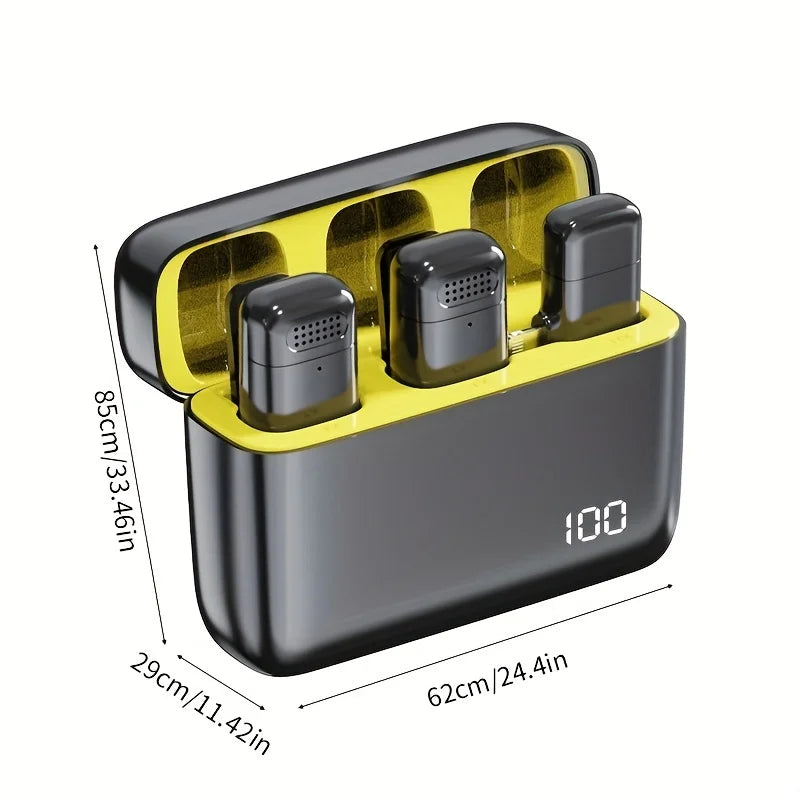 Microfone de Lapela Wireless K6 (Portátil Bluetooth)