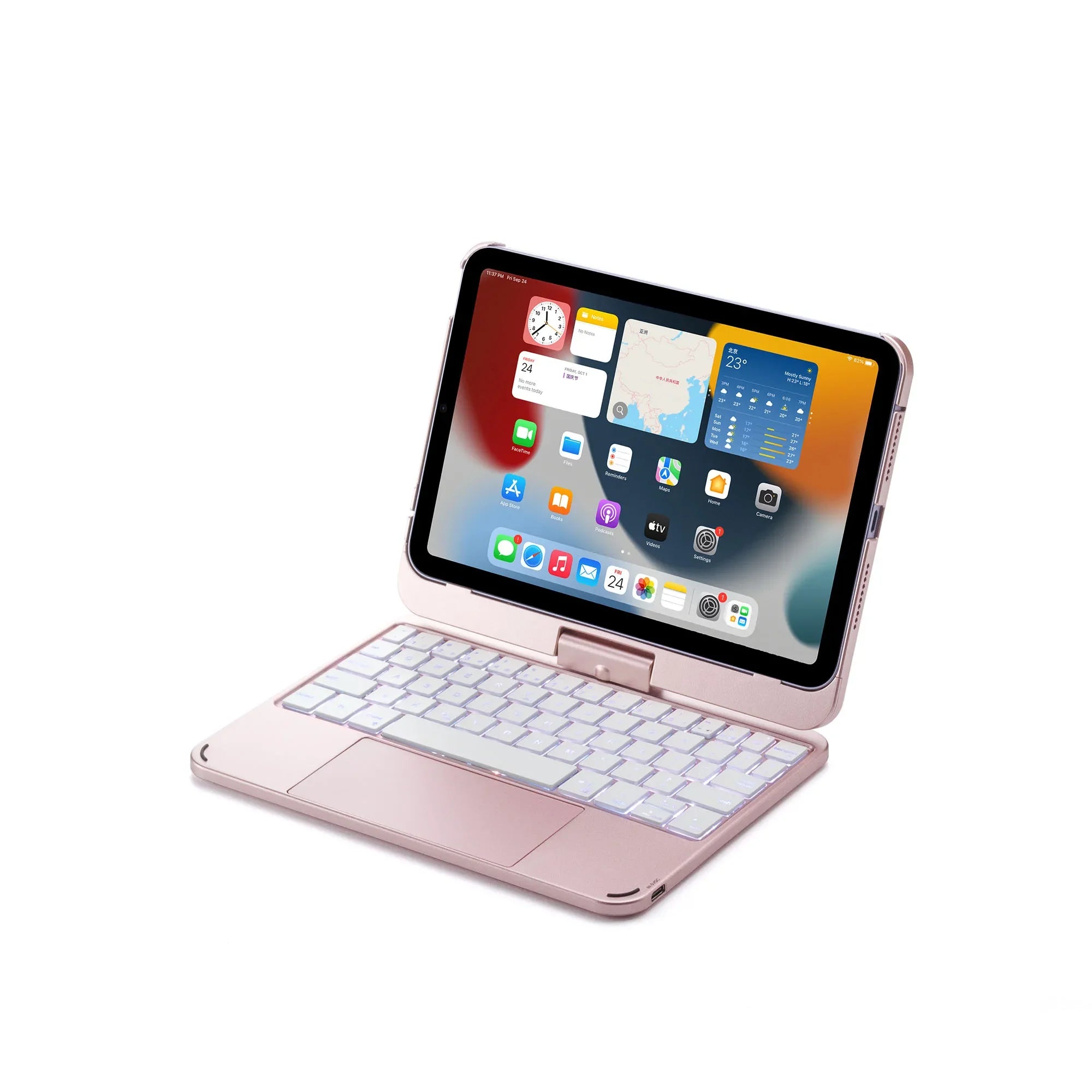 Magic Keyboard Case 360° Rotação para iPad Mini 6 / Mini 7 (8.3")