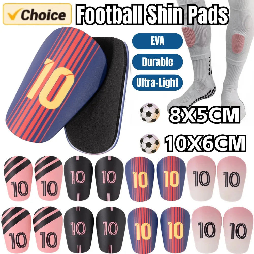 Mini Caneleiras de Futebol Leves (EVA) – Proteção de Perna para Crianças e Juniores (Anti-Choque)