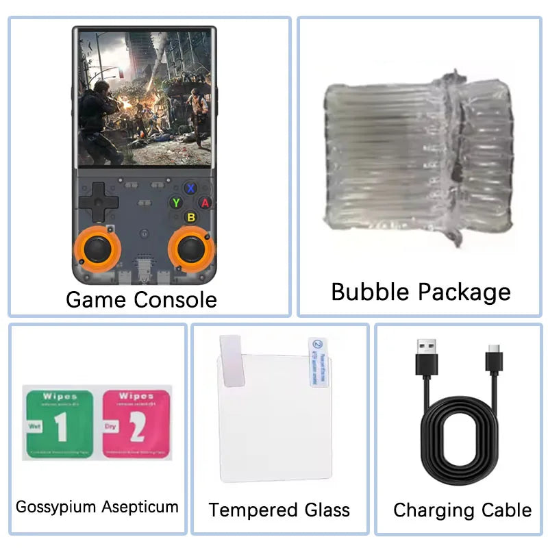 Consola Retro R36Ultra Handheld (WIFI, Ecrã 4 Polegadas)