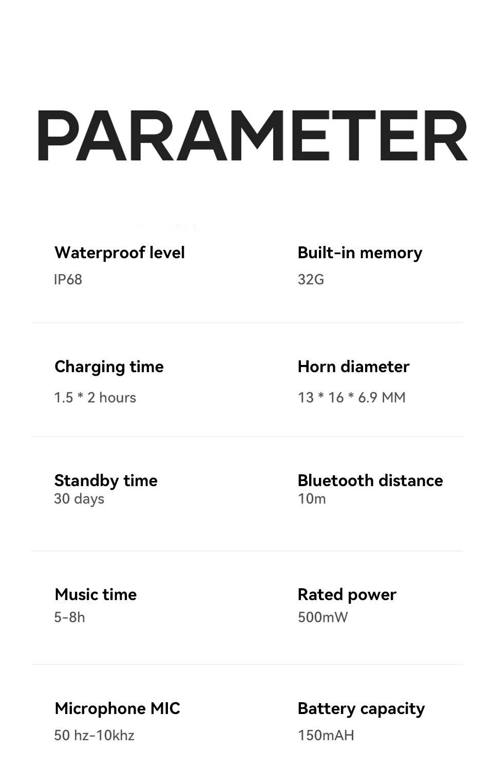 Sanag B33S Bone Conduction (32GB, IPX8)