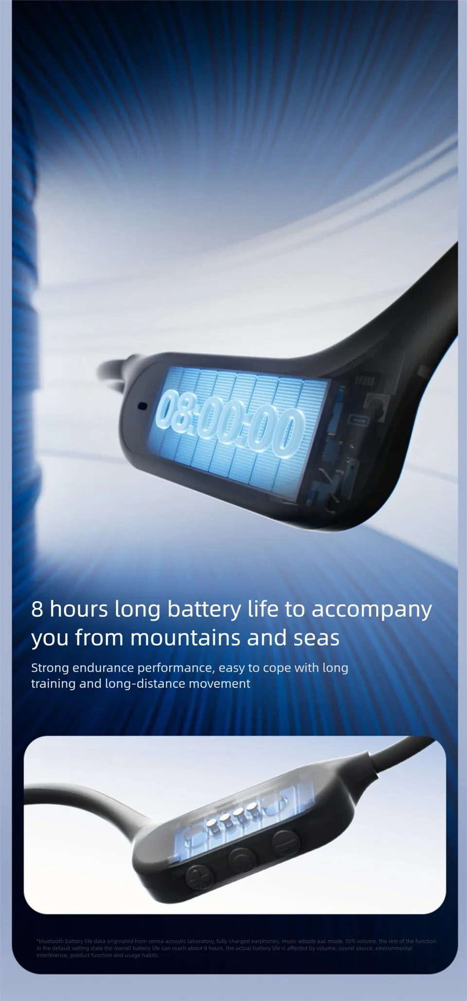 Sanag B33S Bone Conduction (32GB, IPX8)