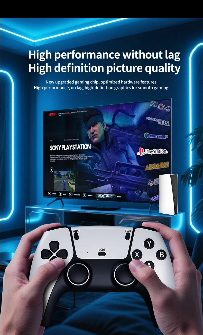 Consola RS5 TV Game (4K, Dual Stick Wireless Controller)