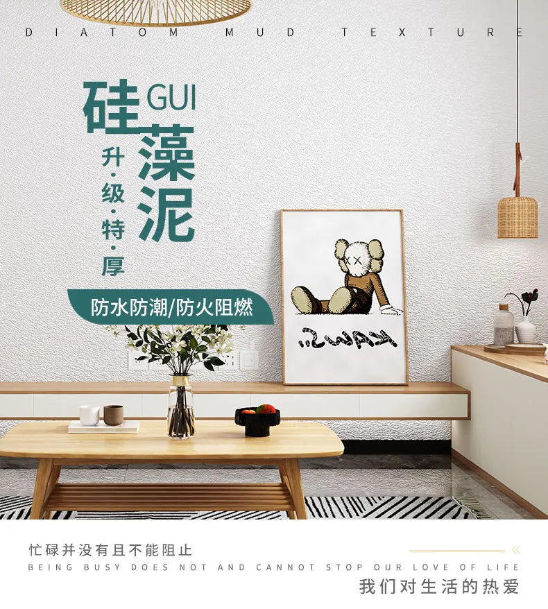 Papel de Parede 3D Foam Self-Adhesive (Efeito Linen)