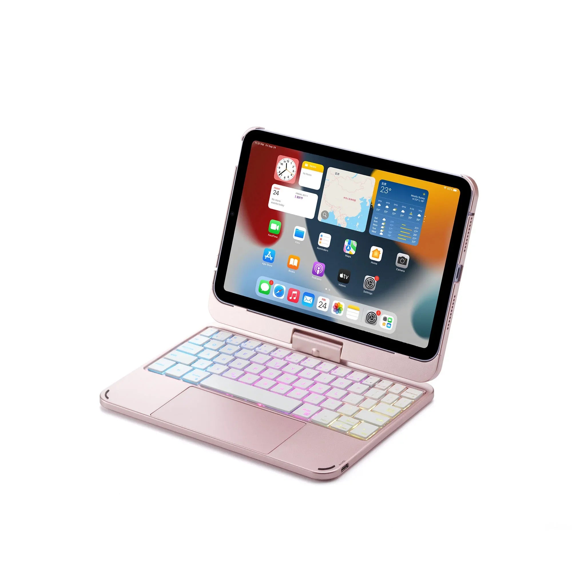 Magic Keyboard Case 360° Rotação para iPad Mini 6 / Mini 7 (8.3")
