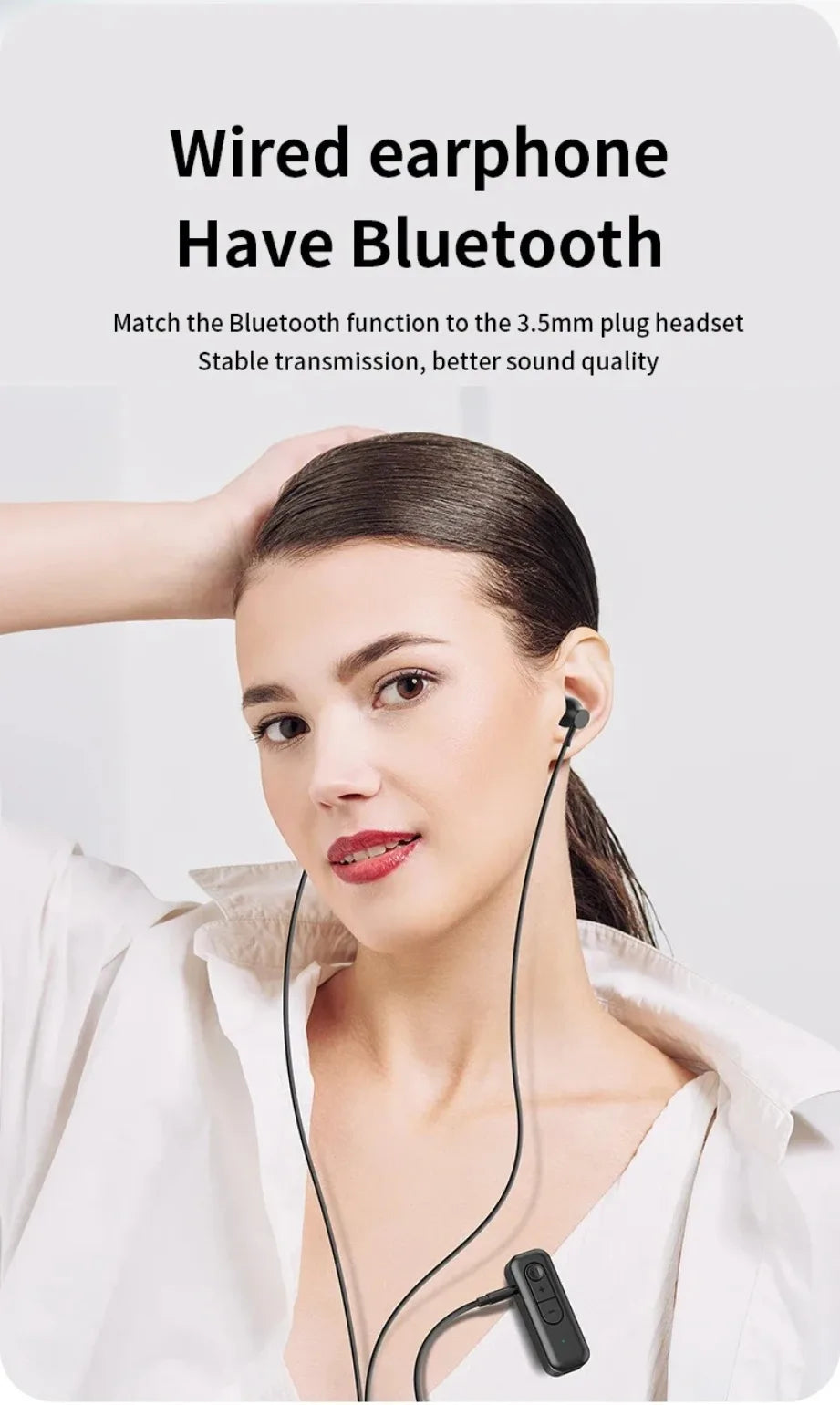 Adaptador Bluetooth 2-em-1 (Transmissor e Recetor 5.3)