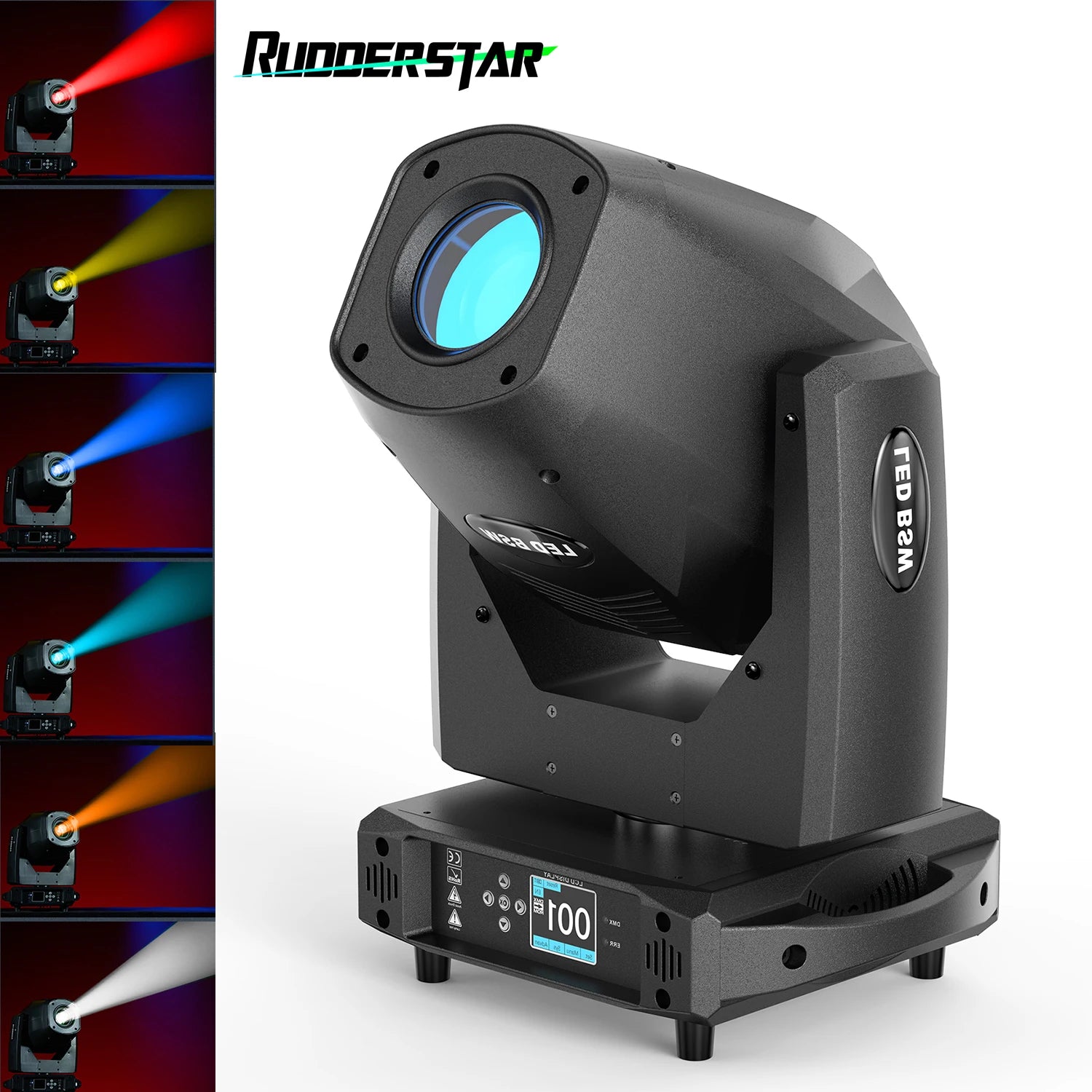 Cabeça Móvel LED 200W Beam/Wash/Spot (3em1) – Profissional DMX para Concertos e Eventos