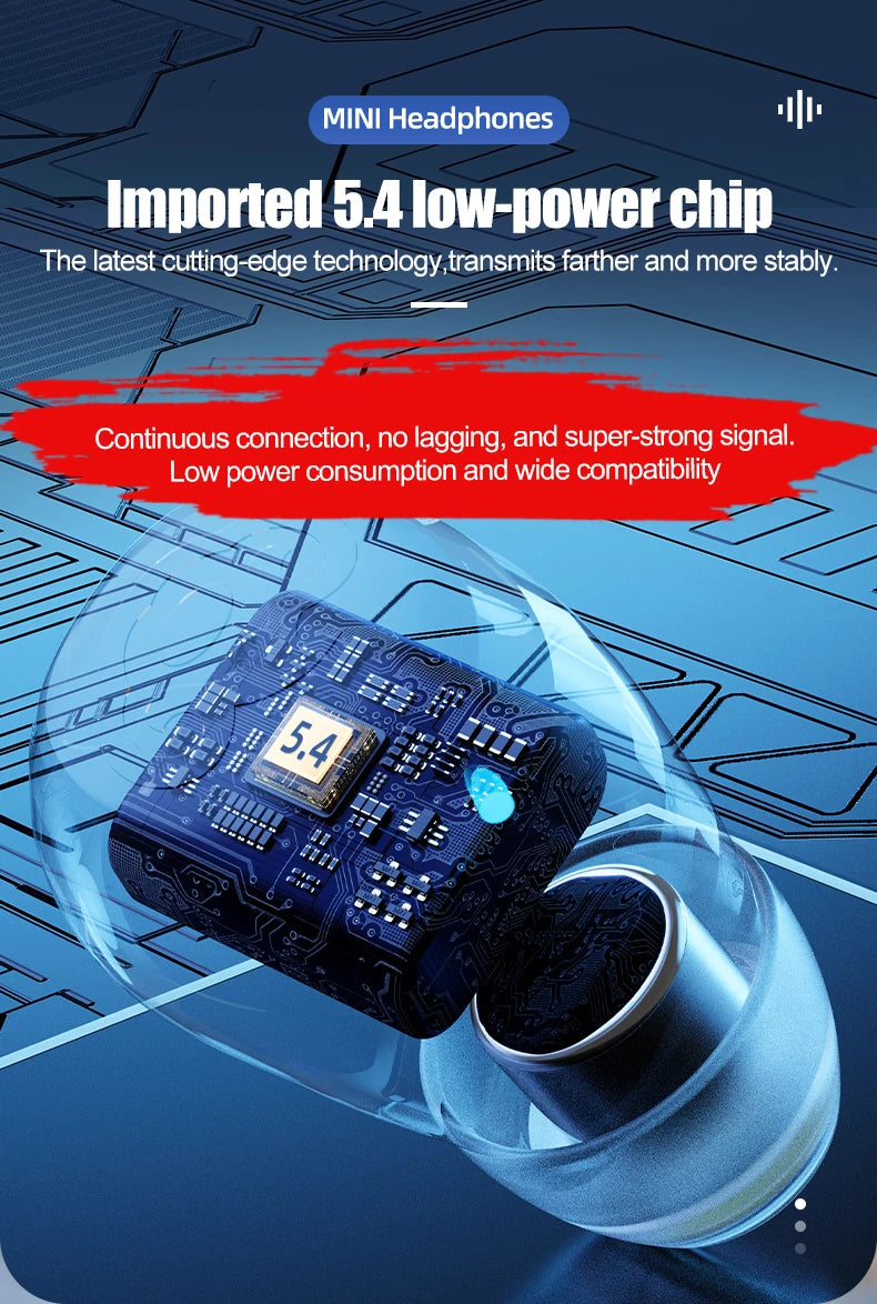 Auscultadores Mini Wireless (Semi-In-Ear)