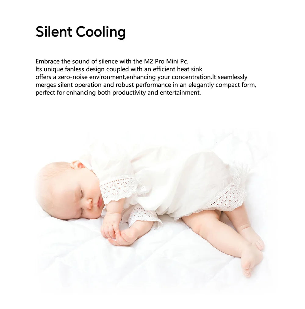 MLLSE M2 Air Mini PC (Intel N4000/J3710, WiFi Dual-Band)