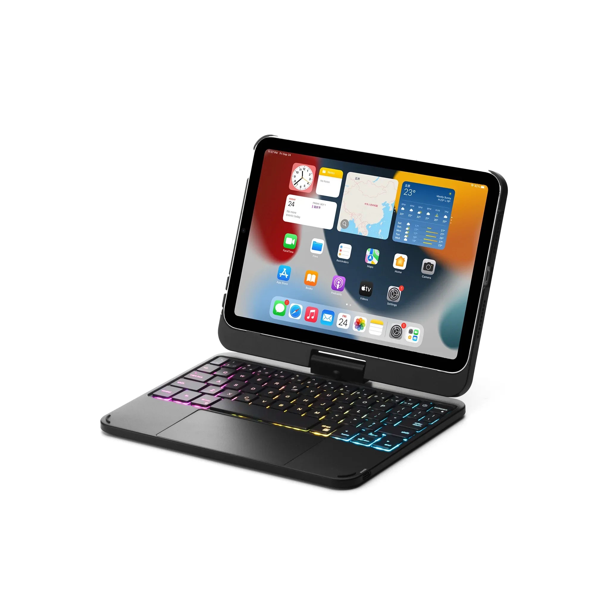 Magic Keyboard Case 360° Rotação para iPad Mini 6 / Mini 7 (8.3")