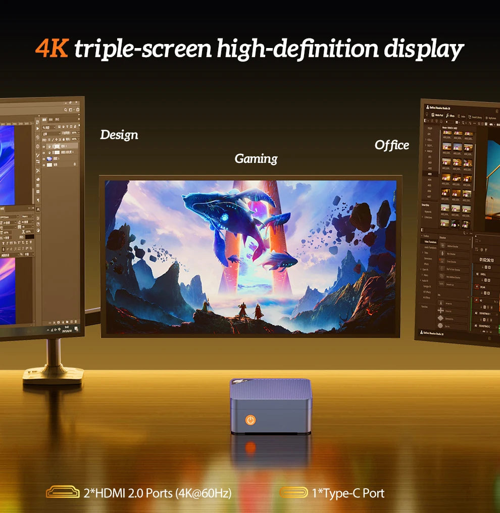 SOYO M4 Mini PC (Intel Twin Lake N150, 12GB DDR5)