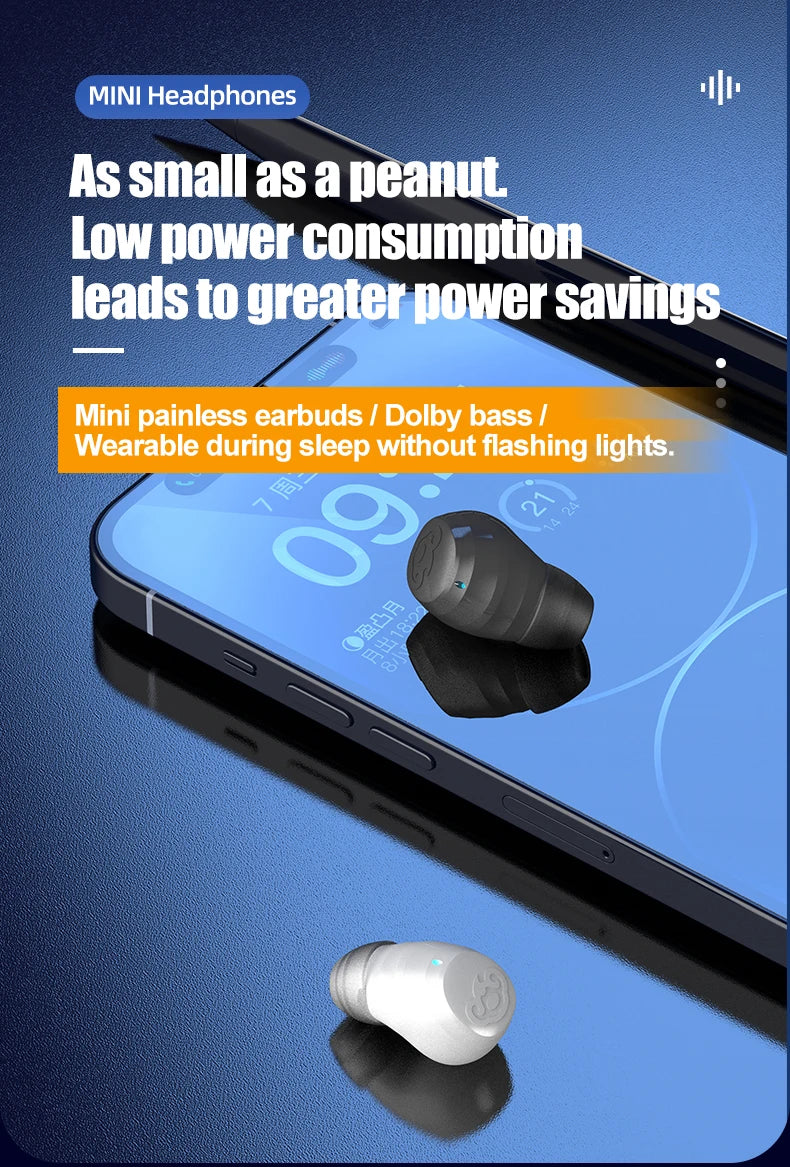 Auscultadores Mini Wireless (Semi-In-Ear)