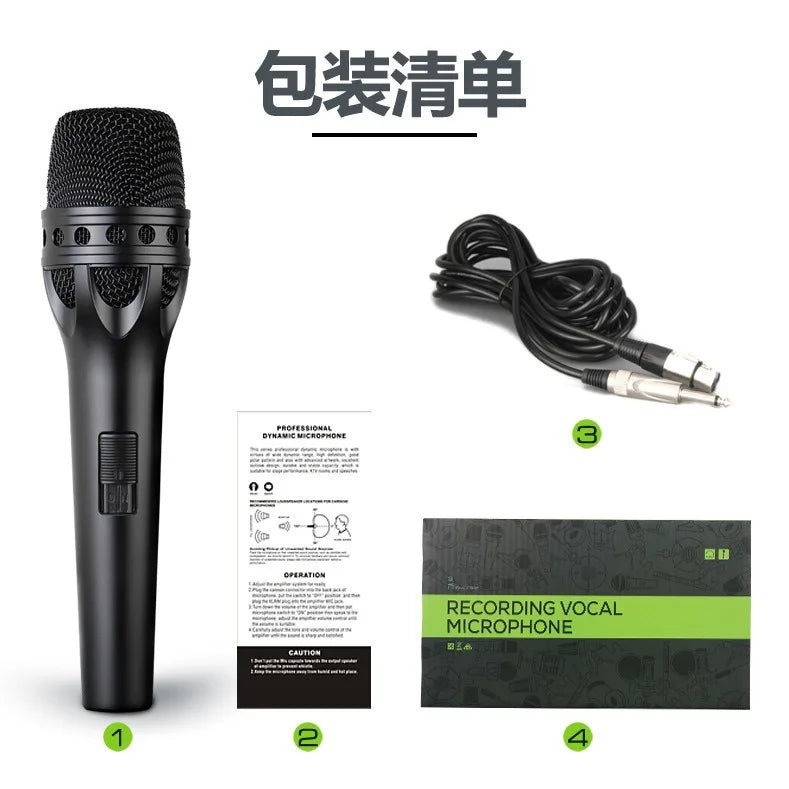 Microfone Dinâmico Handheld Wired (K-Song/Performance)