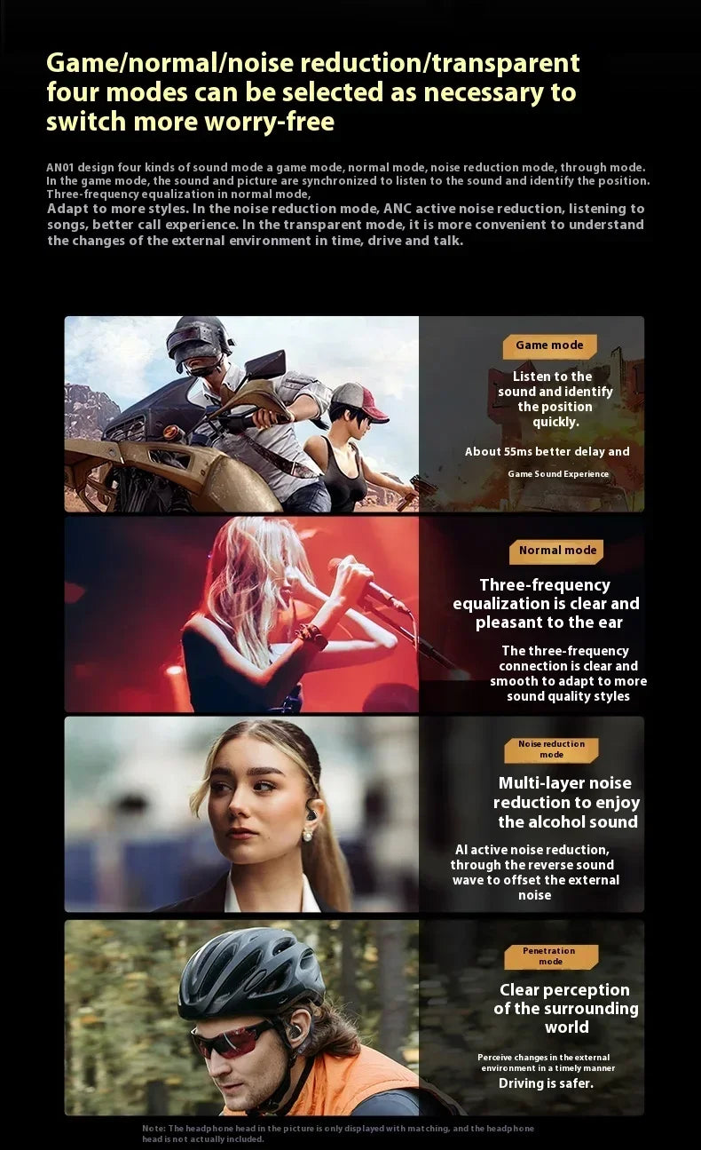 Kz An01 Ear-Hanging TWS (ANC, Bluetooth 5.3)