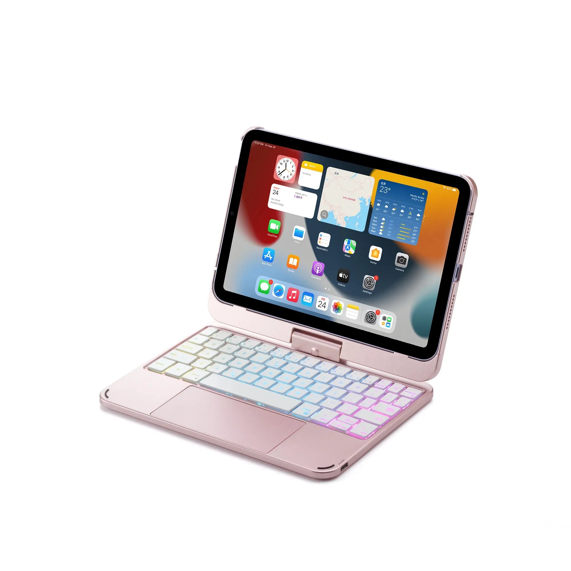 Magic Keyboard Case 360° Rotação para iPad Mini 6 / Mini 7 (8.3")