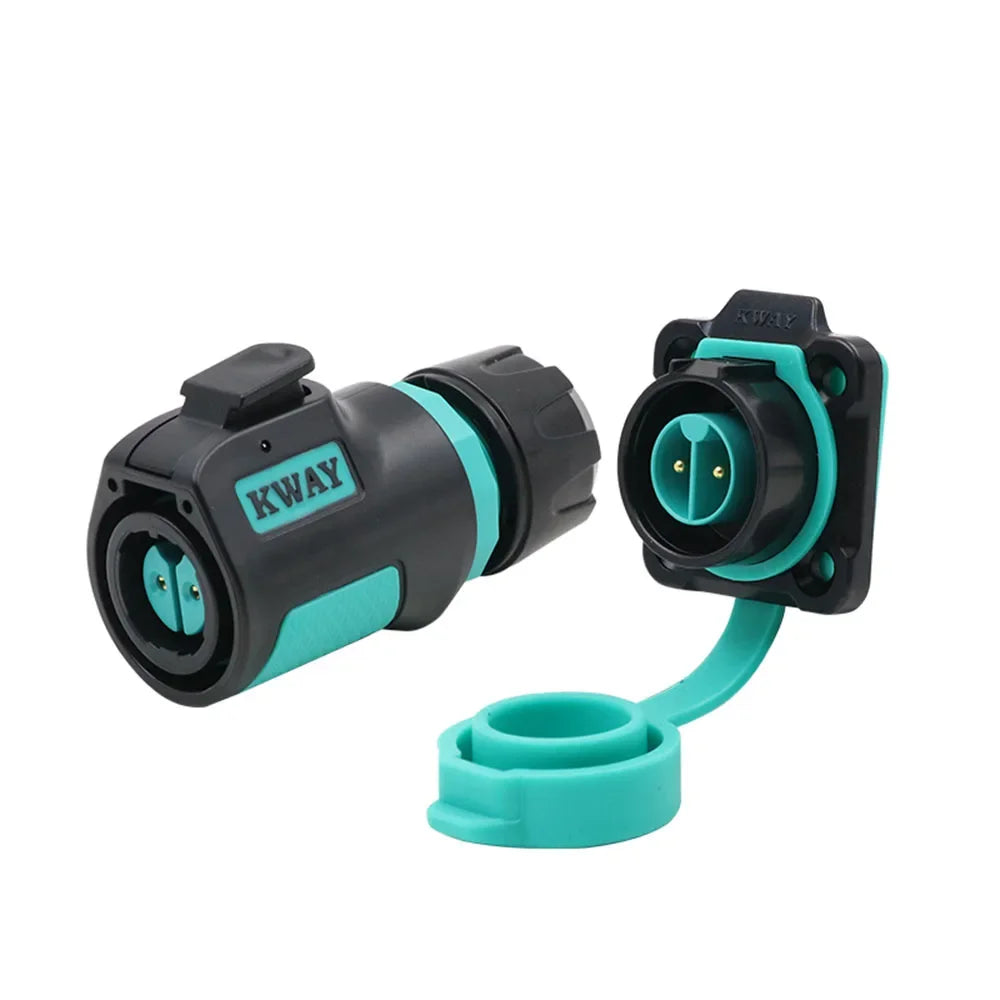 Conector de Aviação Plástico M16 KWAY K16 (2-9 Pinos, IP68)