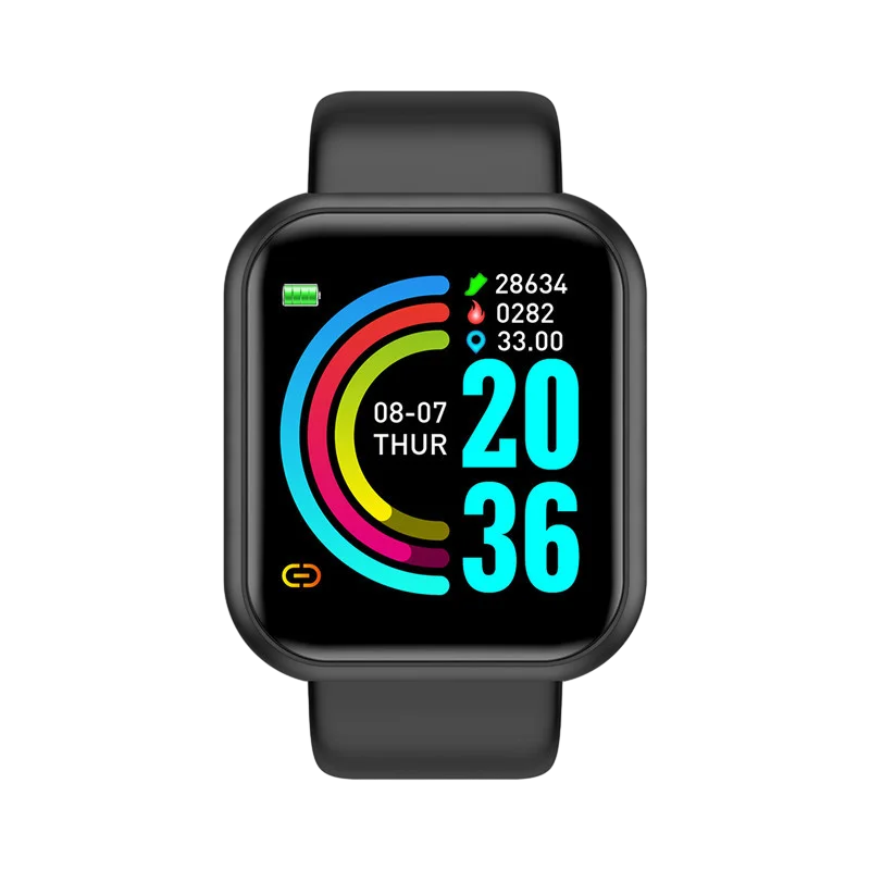 Smart Band Fitness (Controlo de Música e Monitor de Passos) - Compatível com Android/iOS