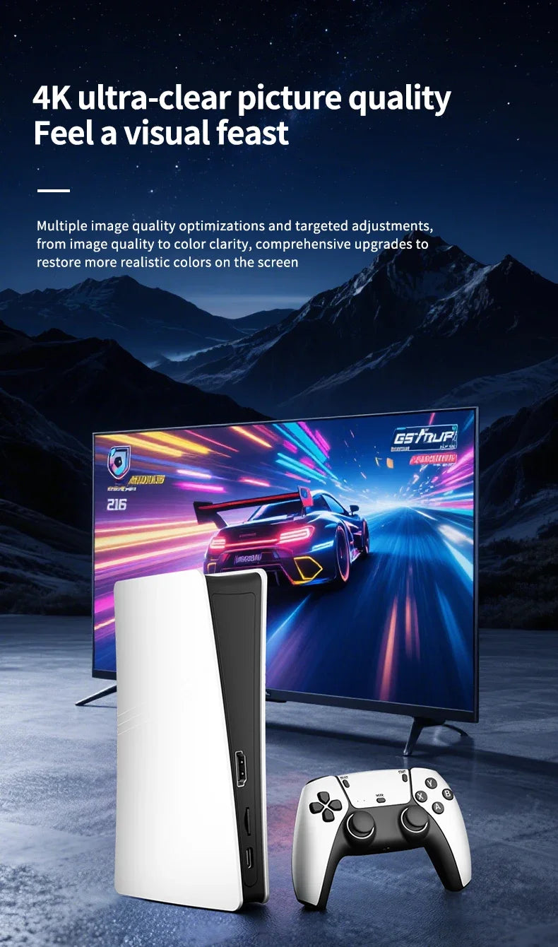 Consola RS5 TV Game (4K, Dual Stick Wireless Controller)