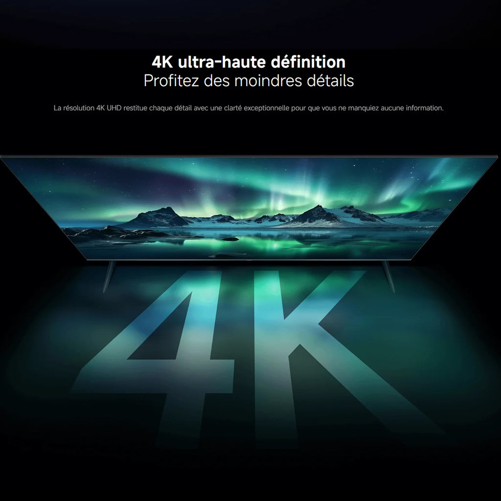 Xiaomi Smart TV A Pro 55" (2026) – Ecrã QLED 4K, Dolby Audio™ e DTS:X (Alta Gama)