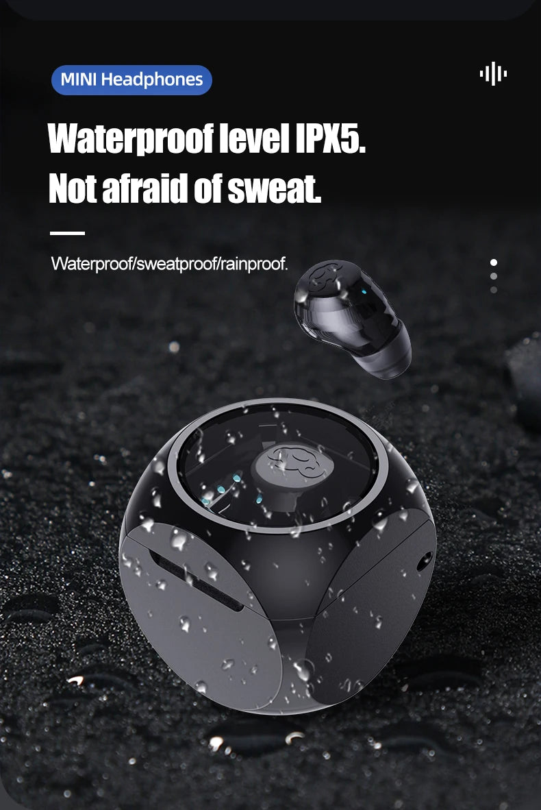 Auscultadores Mini Wireless (Semi-In-Ear)