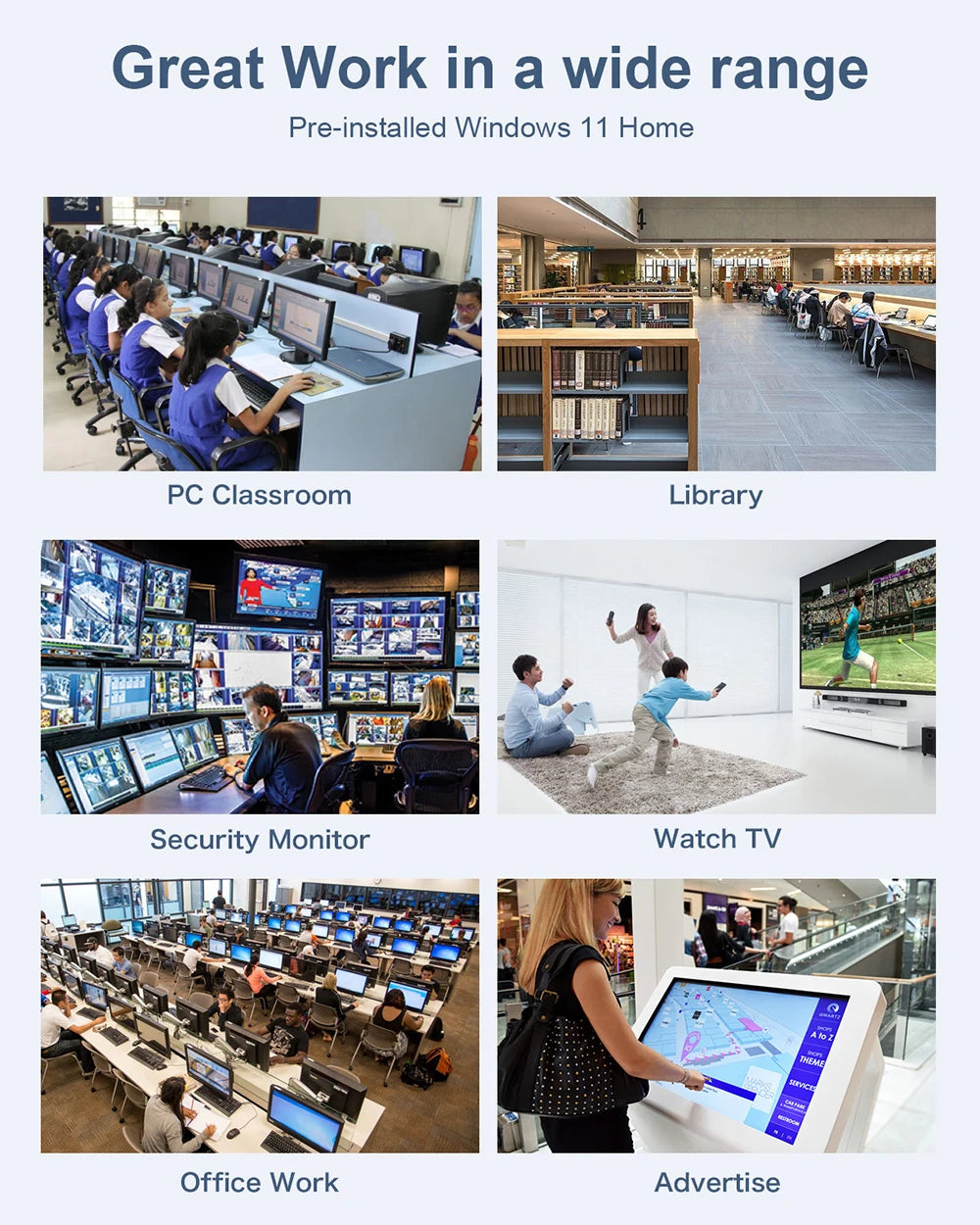 MLLSE M2 Air Mini PC (Intel N4000/J3710, WiFi Dual-Band)