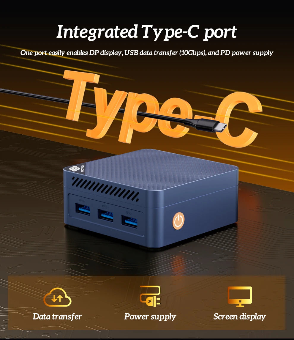 SOYO M4 Mini PC (Intel Twin Lake N150, 12GB DDR5)