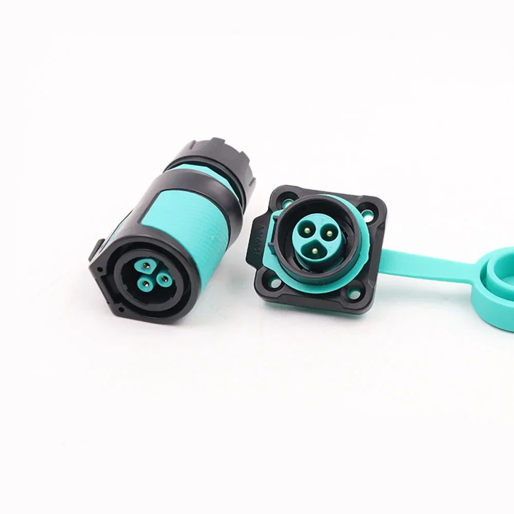 Conector de Aviação Plástico M16 KWAY K16 (2-9 Pinos, IP68)