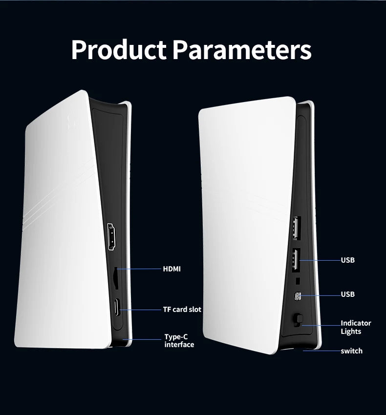 Consola RS5 TV Game (4K, Dual Stick Wireless Controller)