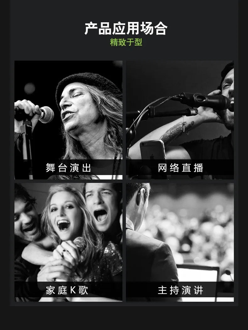 Microfone Dinâmico Handheld Wired (K-Song/Performance)