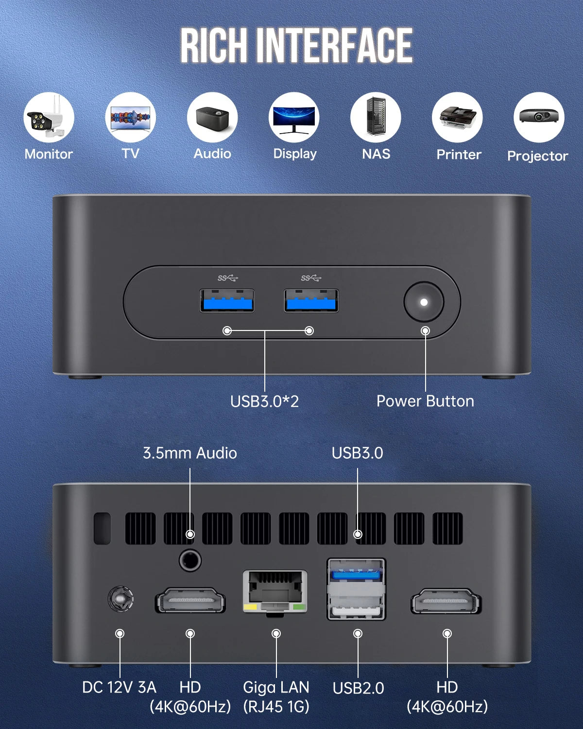 MLLSE G3 Mini PC (Intel N100 Alder Lake, Windows 11 Pro)