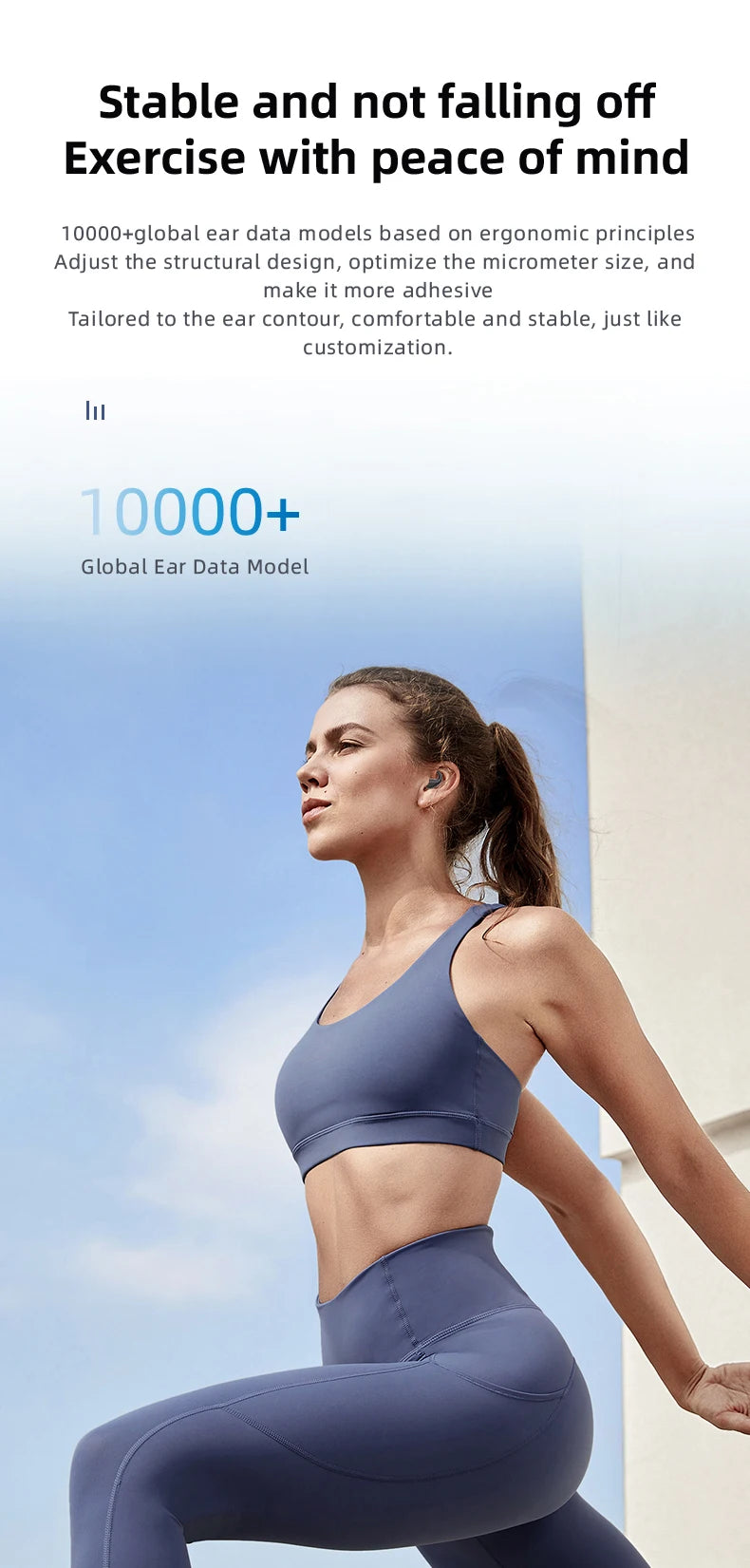 T70 Wireless Earbuds (Sleeping Headphones, Comfort Fit)