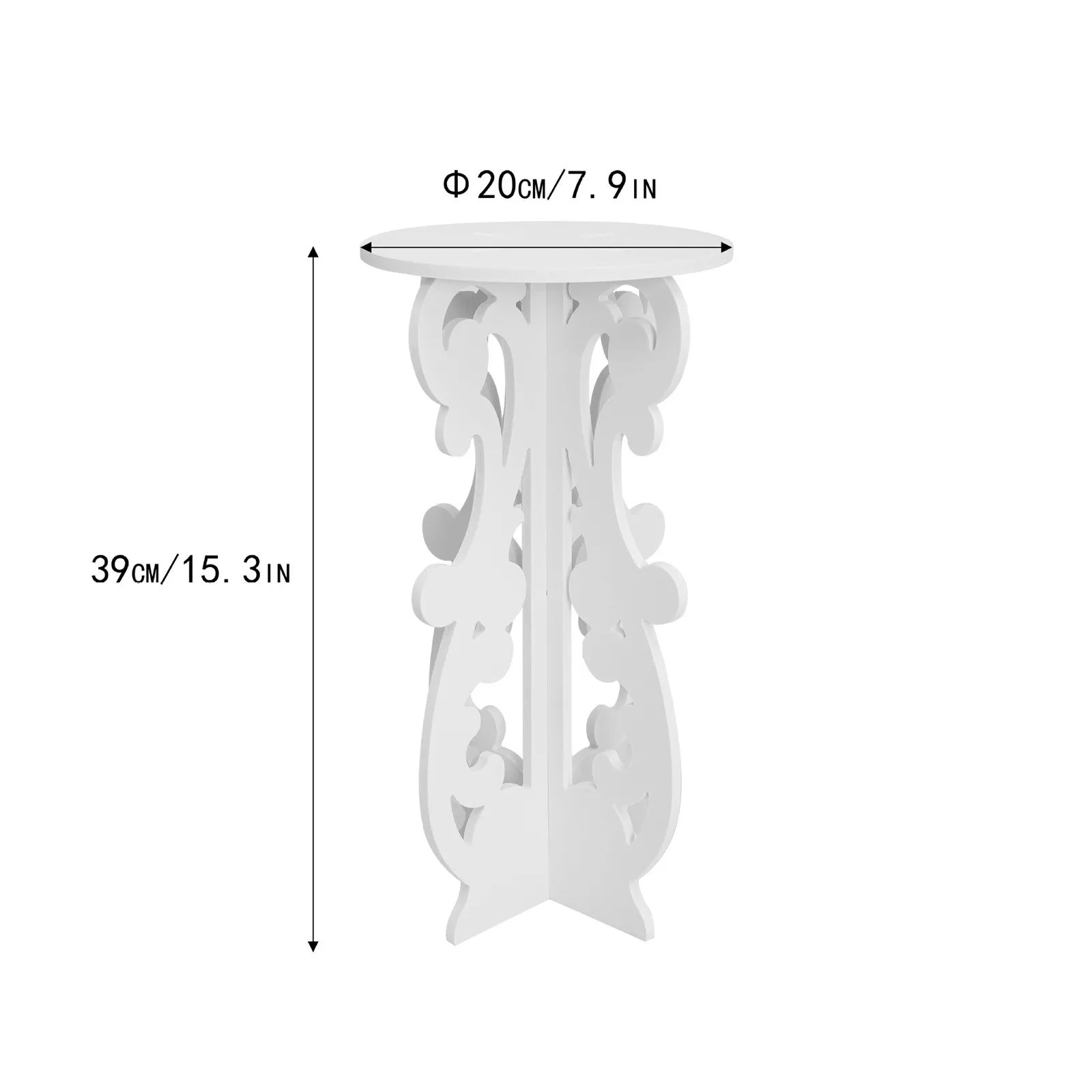 Estante Simples de Chão (PVC) para Plantas, Flores e Suculentas – Balcão e Varanda