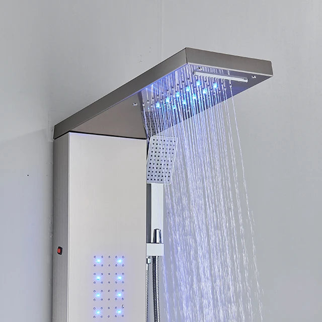 Painel de Duche LED Multifuncional (SPA Massagem e Cascata)