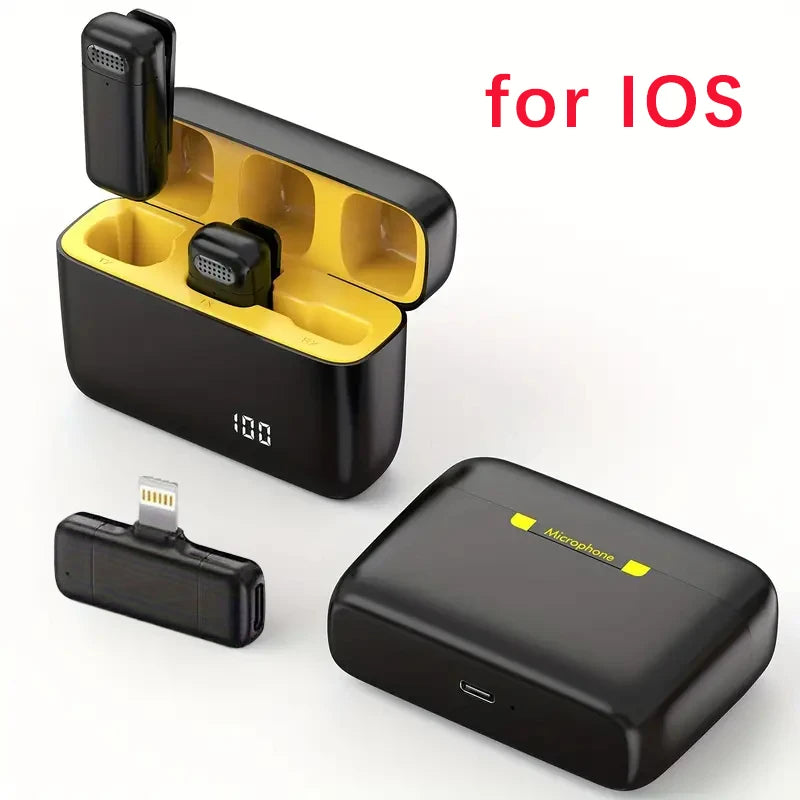 Microfone de Lapela Wireless K6 (Portátil Bluetooth)