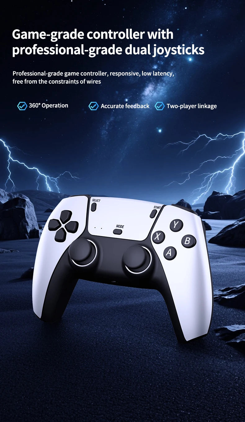 Consola RS5 TV Game (4K, Dual Stick Wireless Controller)