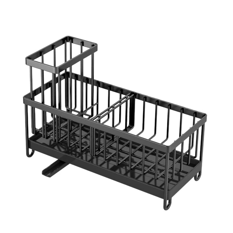 Suporte de Drenagem de Pia (Esponja, Escova e Pano) Montagem Sem Furos