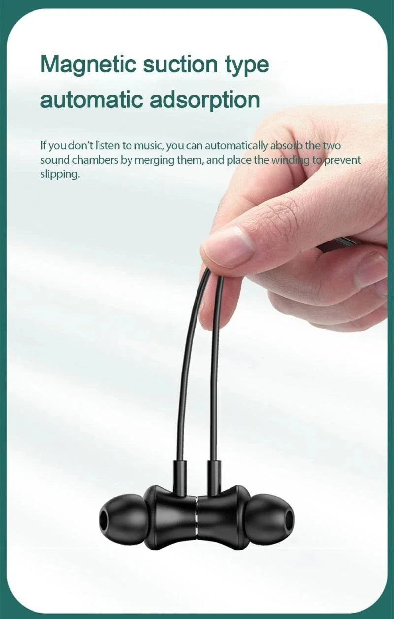 Neckband Wireless Earbuds I35 TWS (Som 9D, Bluetooth 5.3)