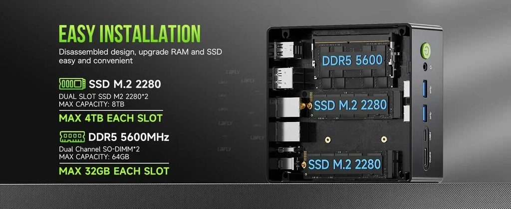 GMKtec K11 Gaming Mini PC (Ryzen 9 8945HS, 32GB DDR5)