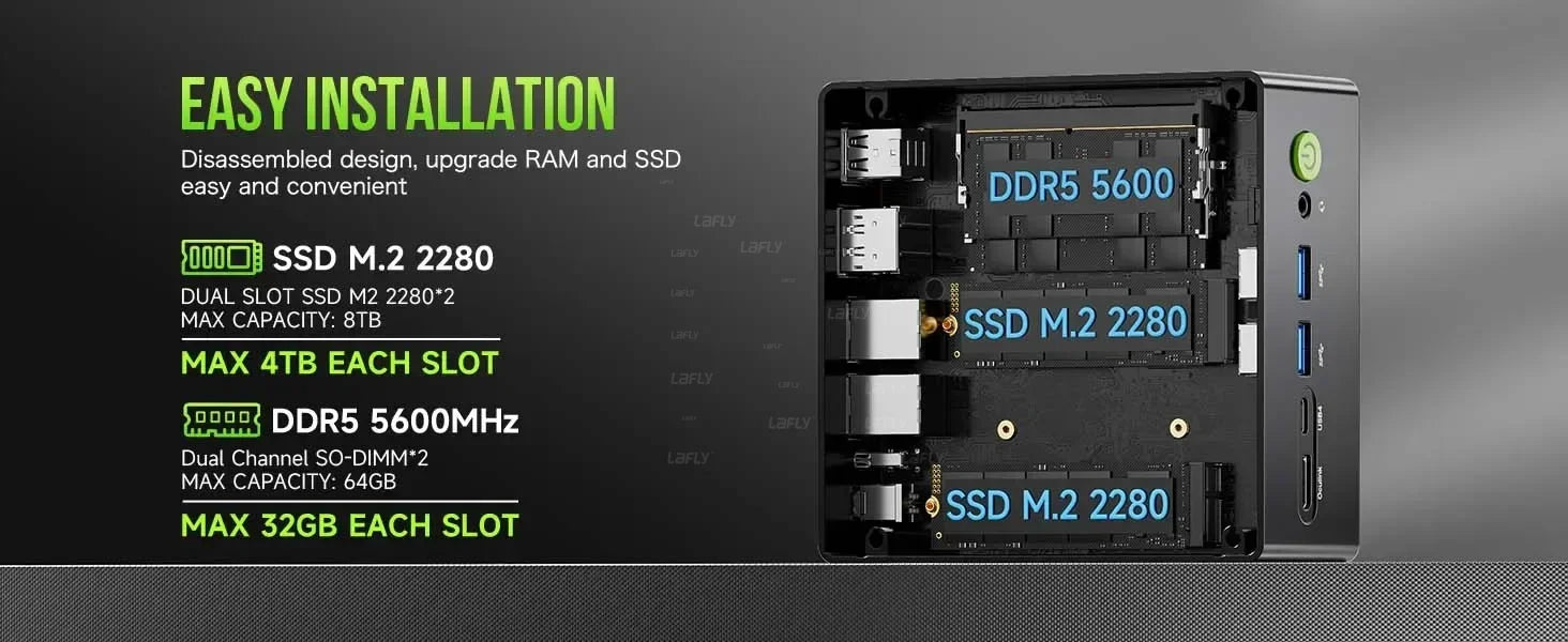 GMKtec K11 Gaming Mini PC (Ryzen 9 8945HS, 32GB DDR5)