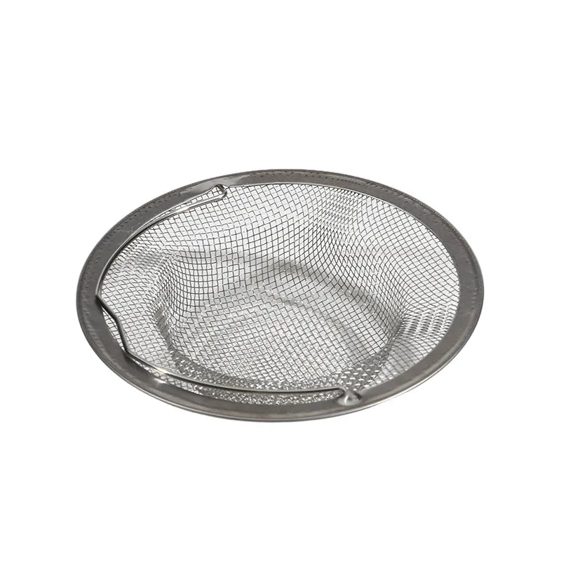 Filtro de Pia de Cozinha em Aço Inoxidável (Cesto de Resíduos com Alça)