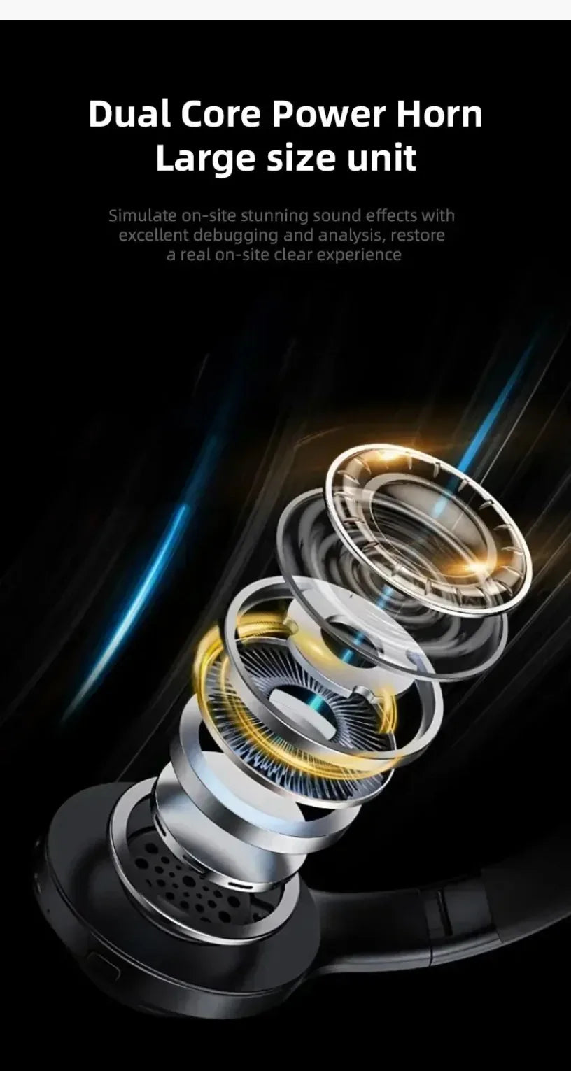 P47 Foldable Wireless Bluetooth Headphone (Bass HiFi)