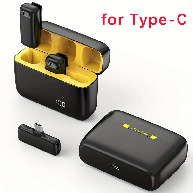 Microfone de Lapela Wireless K6 (Portátil Bluetooth)