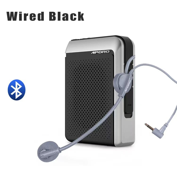 Amplificador de Voz Portátil 30W (2.4G/Bluetooth) para Professores e Guias