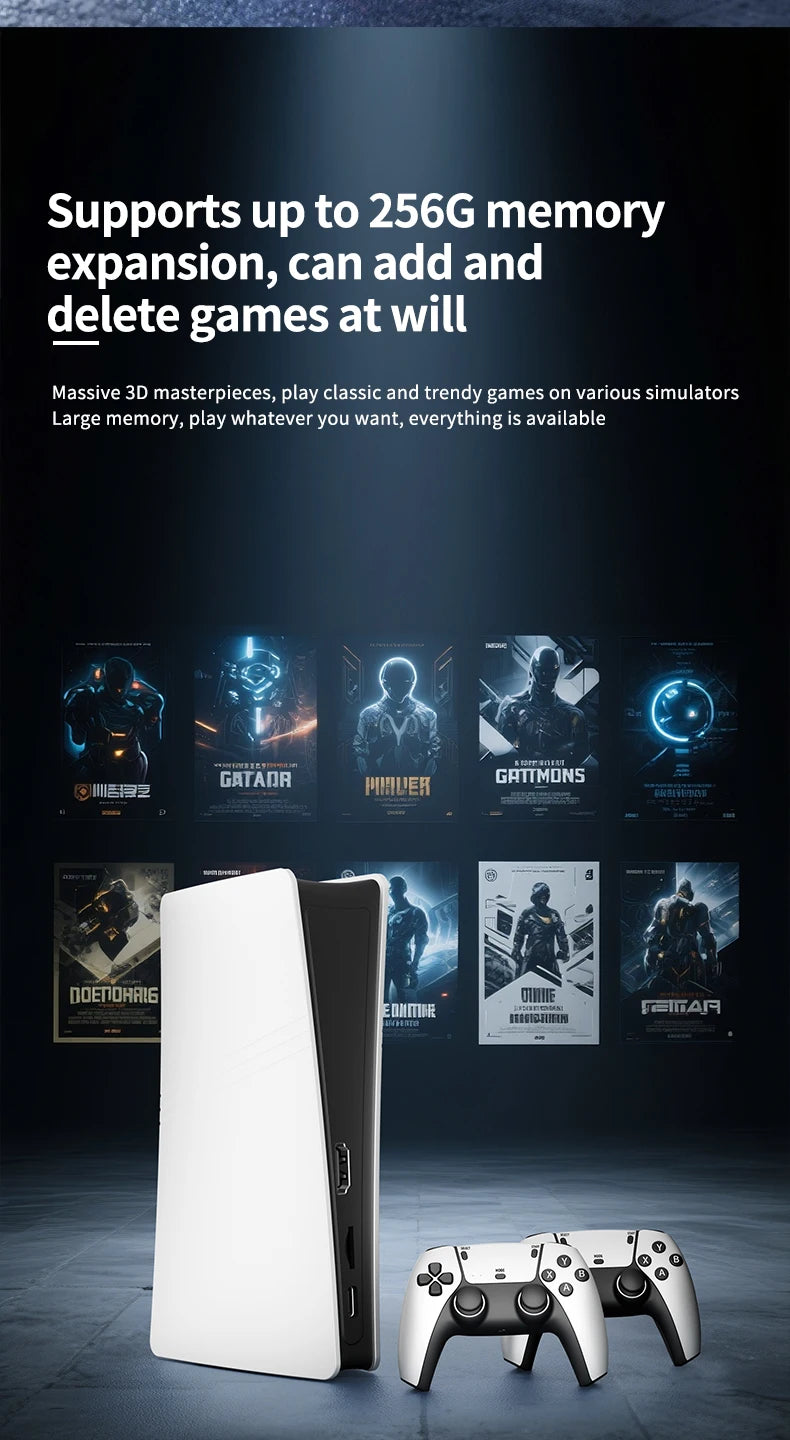 Consola RS5 TV Game (4K, Dual Stick Wireless Controller)